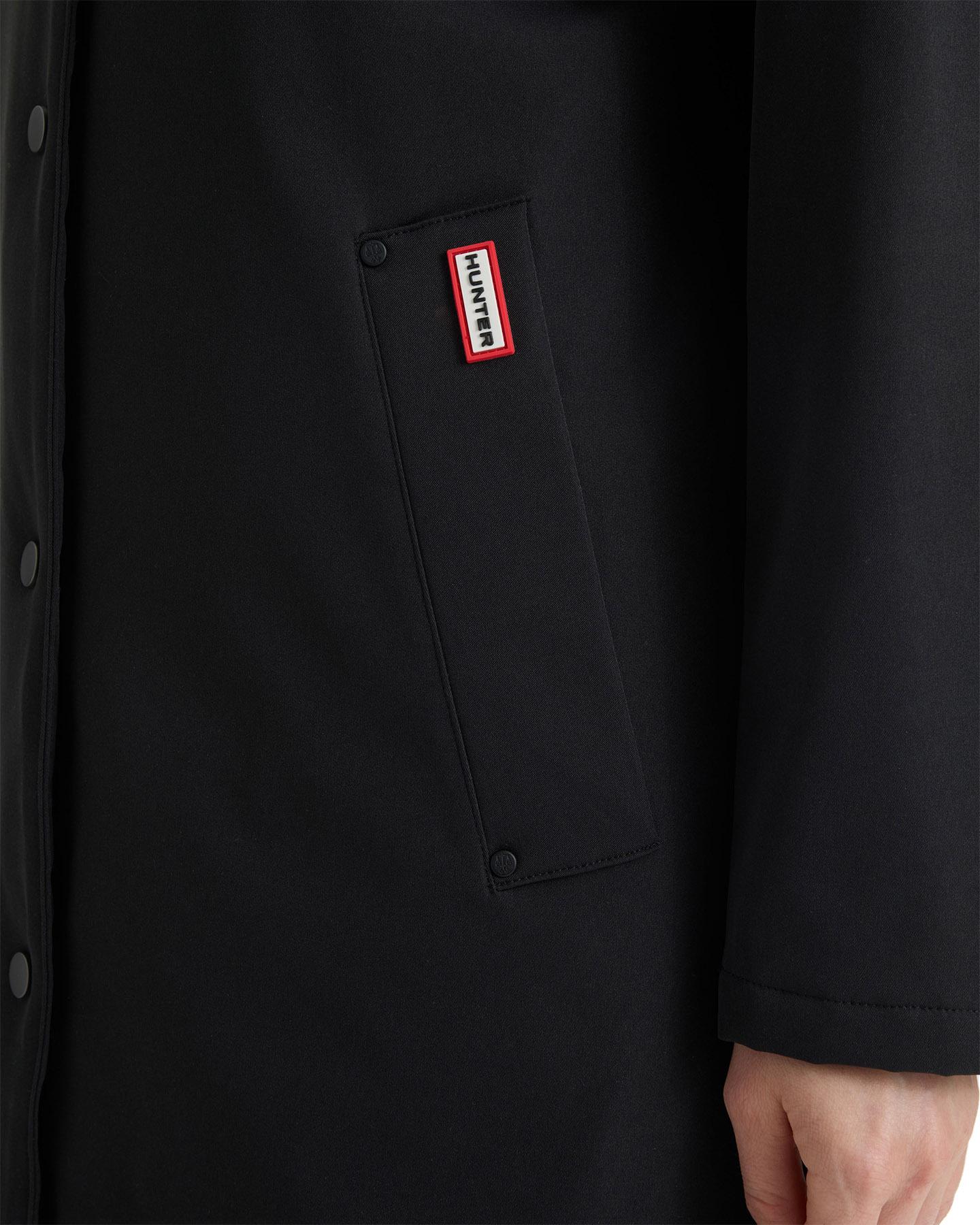 Product gallery image number 2 for product Billie Canvas Hooded Mid-Length Rain Jacket - Women's