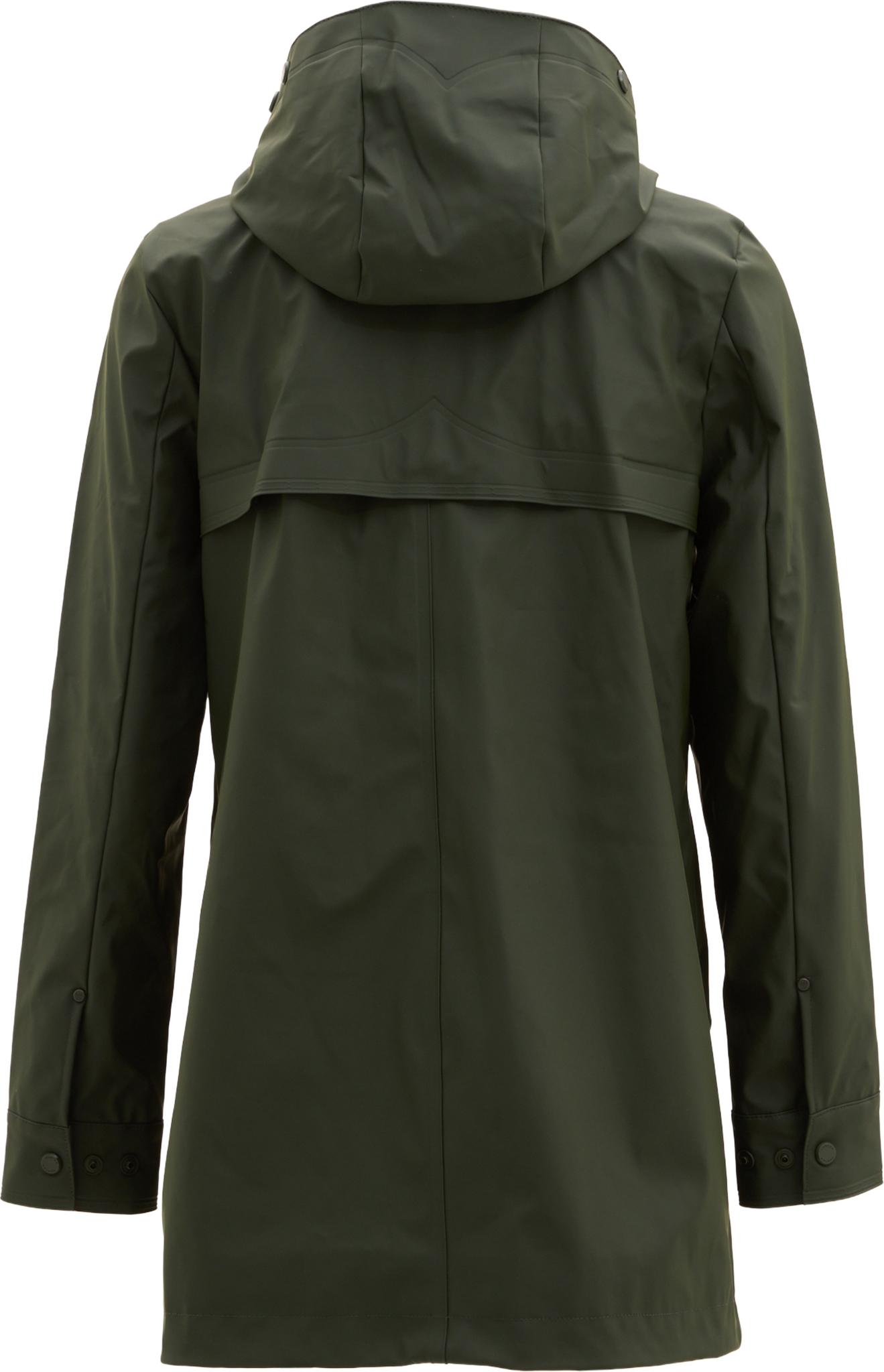 Product gallery image number 2 for product Acacia Rubberized Mid-Length Raincoat - Women's