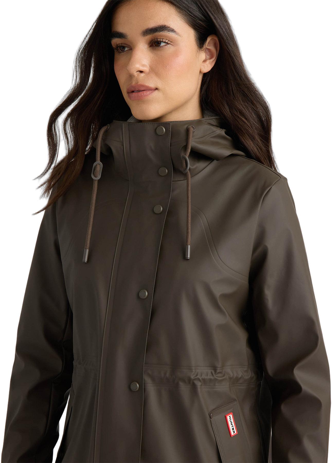 Product gallery image number 4 for product Abbey Short Rubberized Rain Jacket - Women's