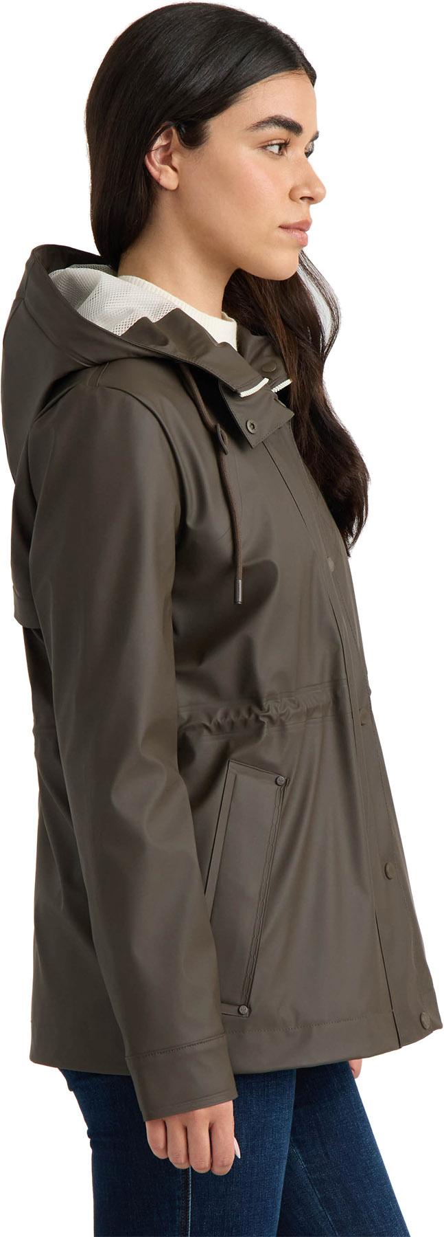 Product gallery image number 3 for product Abbey Short Rubberized Rain Jacket - Women's