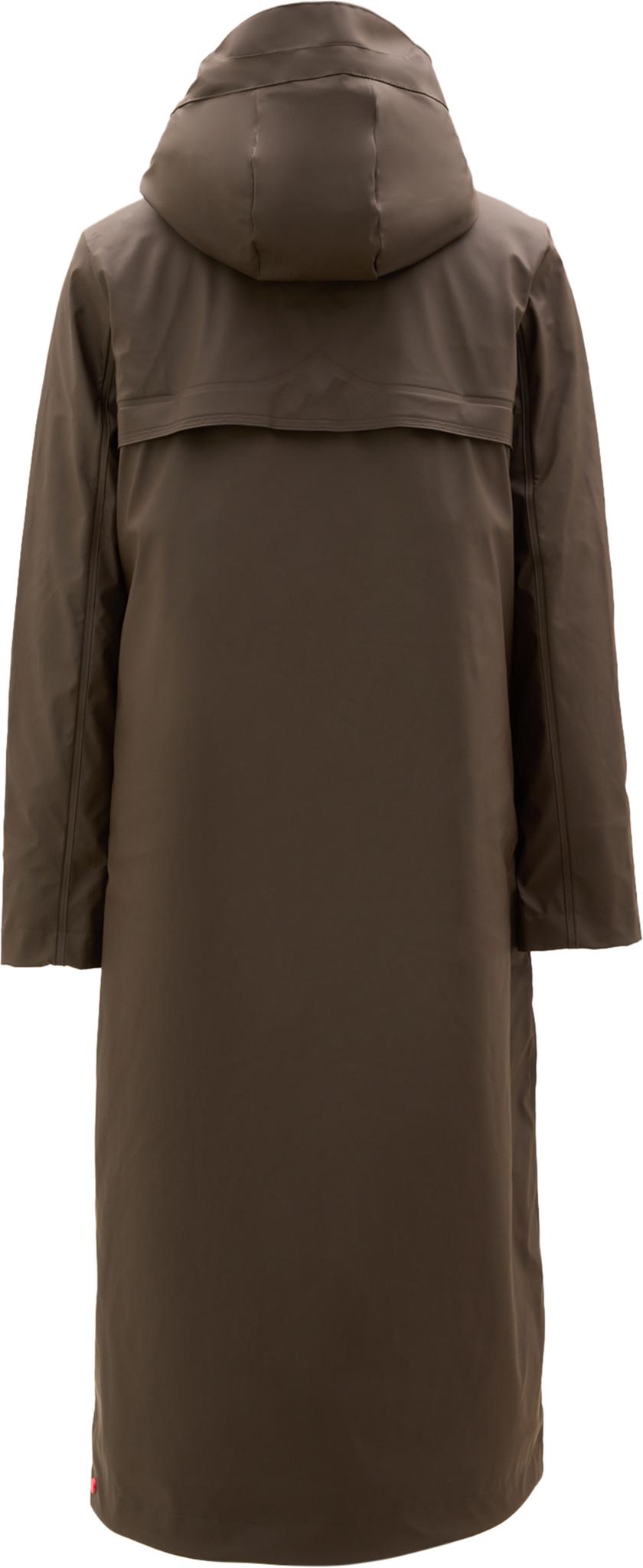 Numéro de l'image de la galerie de produits 2 pour le produit Manteau de pluie en caoutchouc matelassé long Sammy - Femme