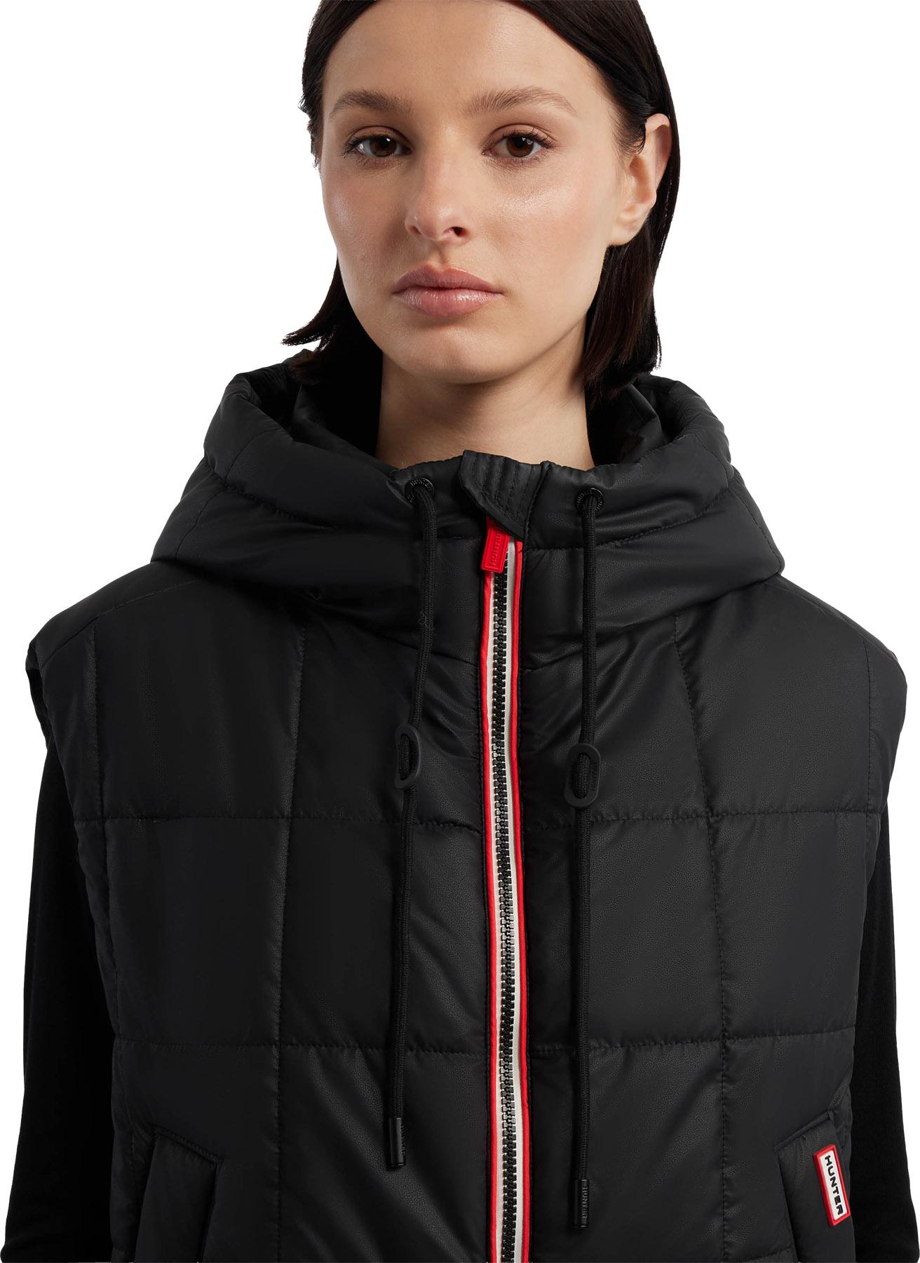 Product gallery image number 5 for product Lindsey Pu Coated Square Quilted Vest - Women's