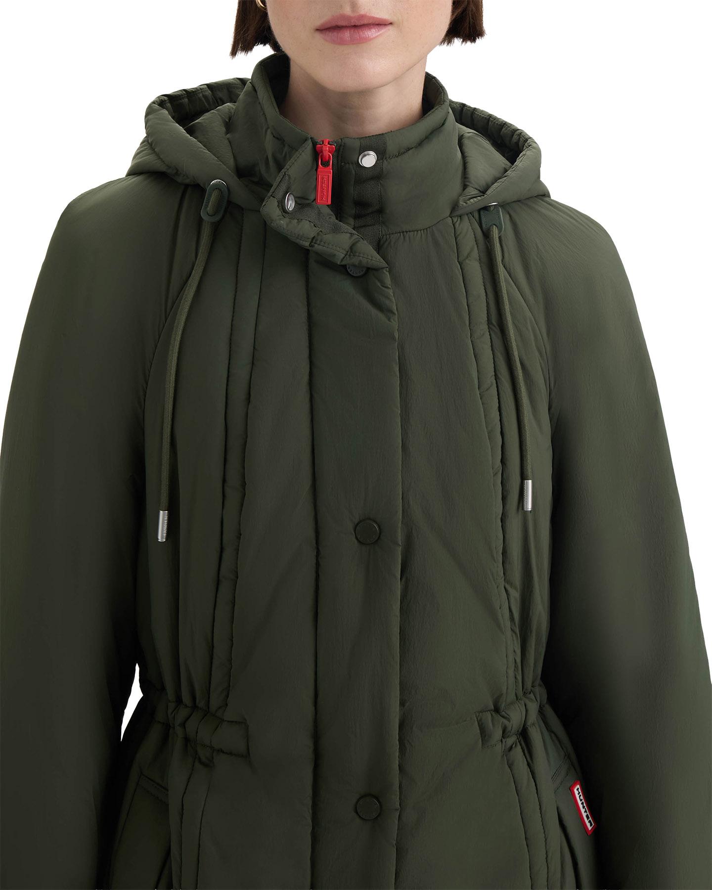 Product gallery image number 3 for product Isabelle Longline Crinkle Padded Coat - Women's