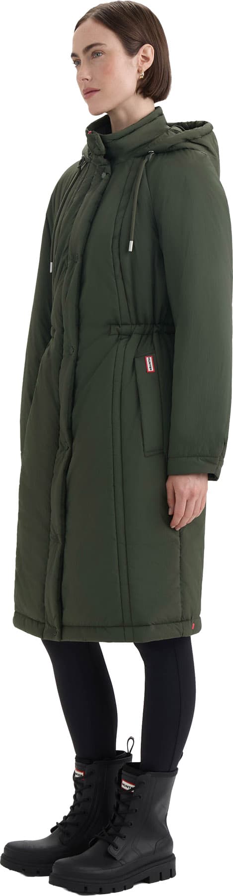 Product gallery image number 5 for product Isabelle Longline Crinkle Padded Coat - Women's