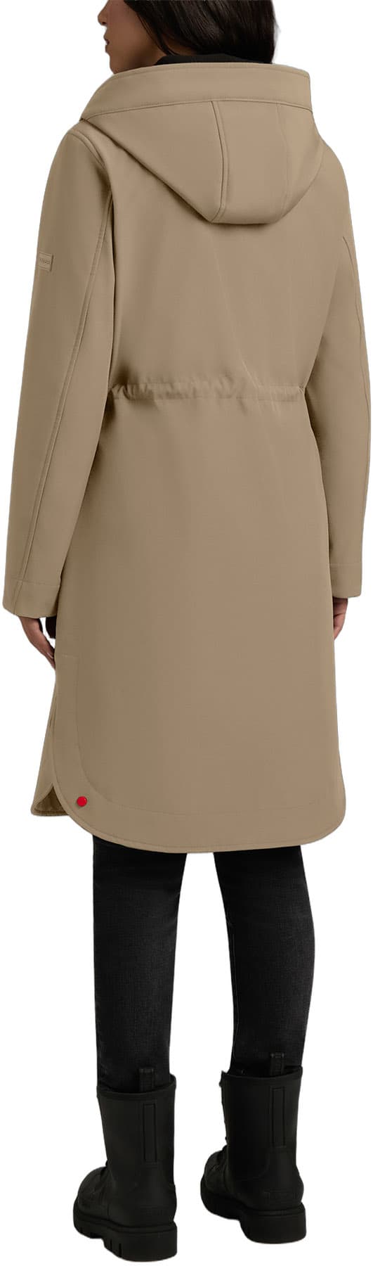 Numéro de l'image de la galerie de produits 3 pour le produit Manteau à capuchon fantaisie à coquille souple Monica - Femme