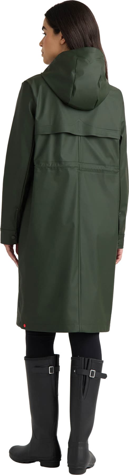 Product gallery image number 4 for product Darcy Longline Rubberized Rain Coat - Women's