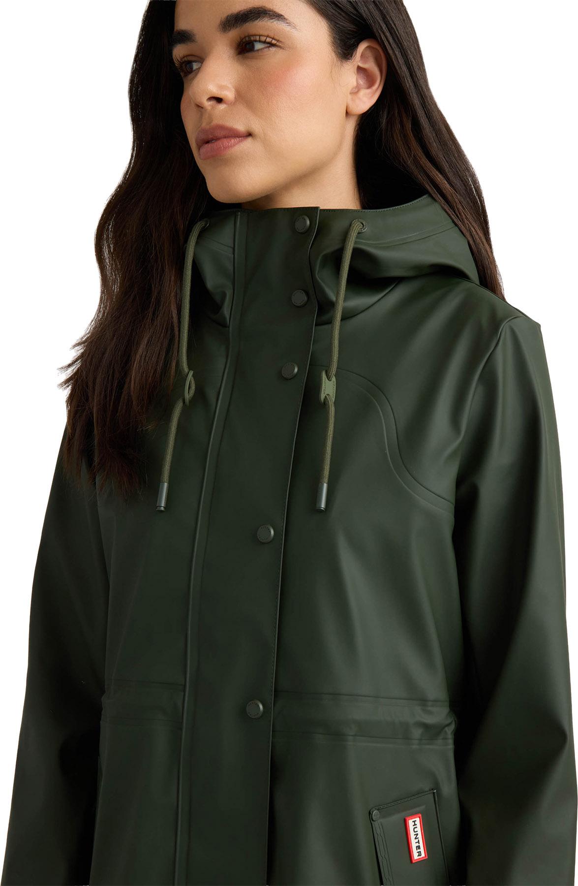 Product gallery image number 3 for product Darcy Longline Rubberized Rain Coat - Women's