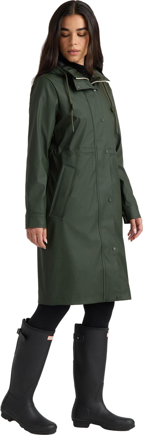 Product gallery image number 2 for product Darcy Longline Rubberized Rain Coat - Women's