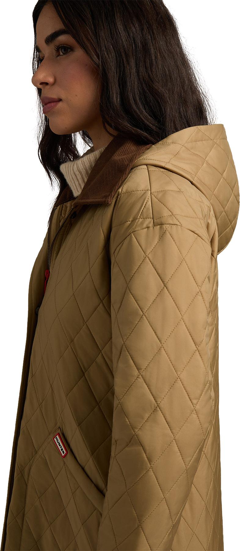 Product gallery image number 3 for product Alison Diamond Quilt Hooded Barn Coat - Women's