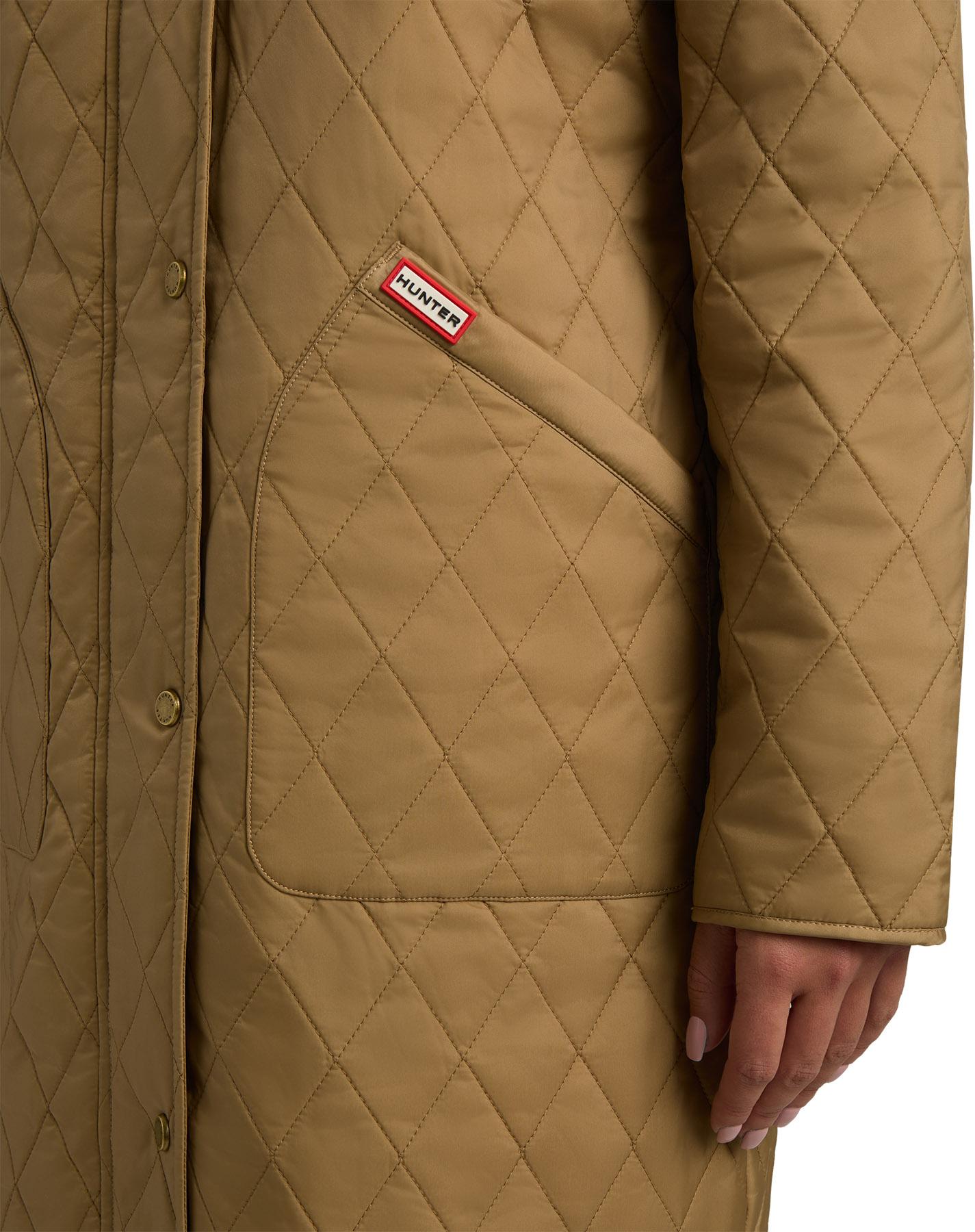Product gallery image number 4 for product Alison Diamond Quilt Hooded Barn Coat - Women's
