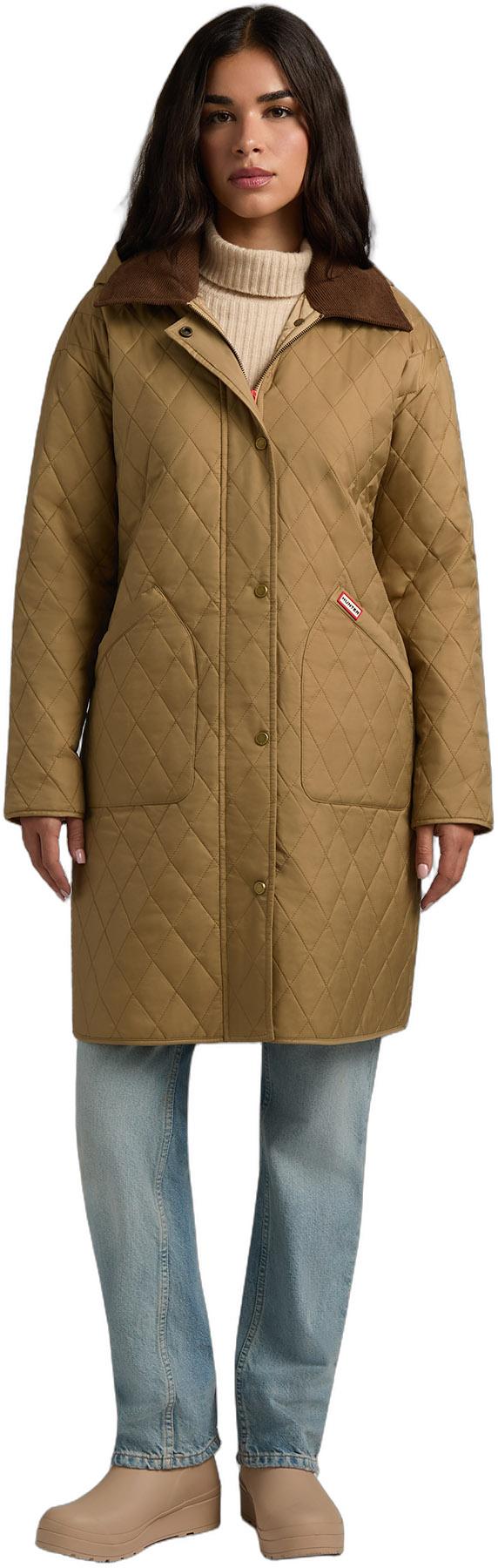 Product image for Alison Diamond Quilt Hooded Barn Coat - Women's