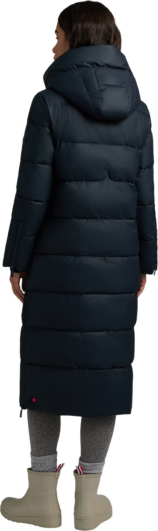 Product gallery image number 2 for product Elena Pu Coated Longline Puffer - Women's
