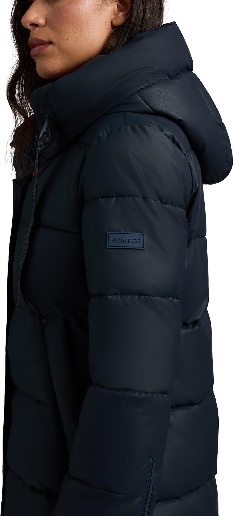 Product gallery image number 4 for product Elena Pu Coated Longline Puffer - Women's