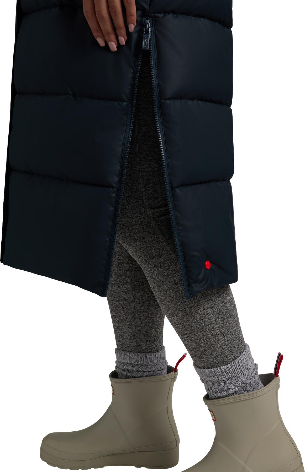 Product gallery image number 5 for product Elena Pu Coated Longline Puffer - Women's