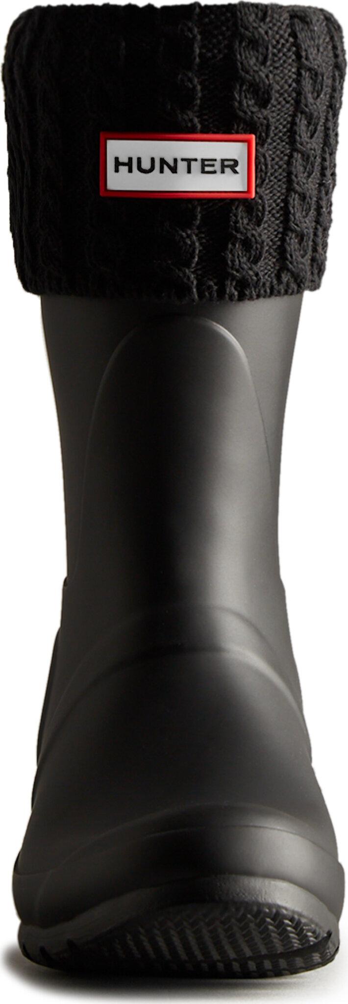 Product gallery image number 2 for product Recycled Mini Cable Knitted Cuff Short Boot Socks - Unisex