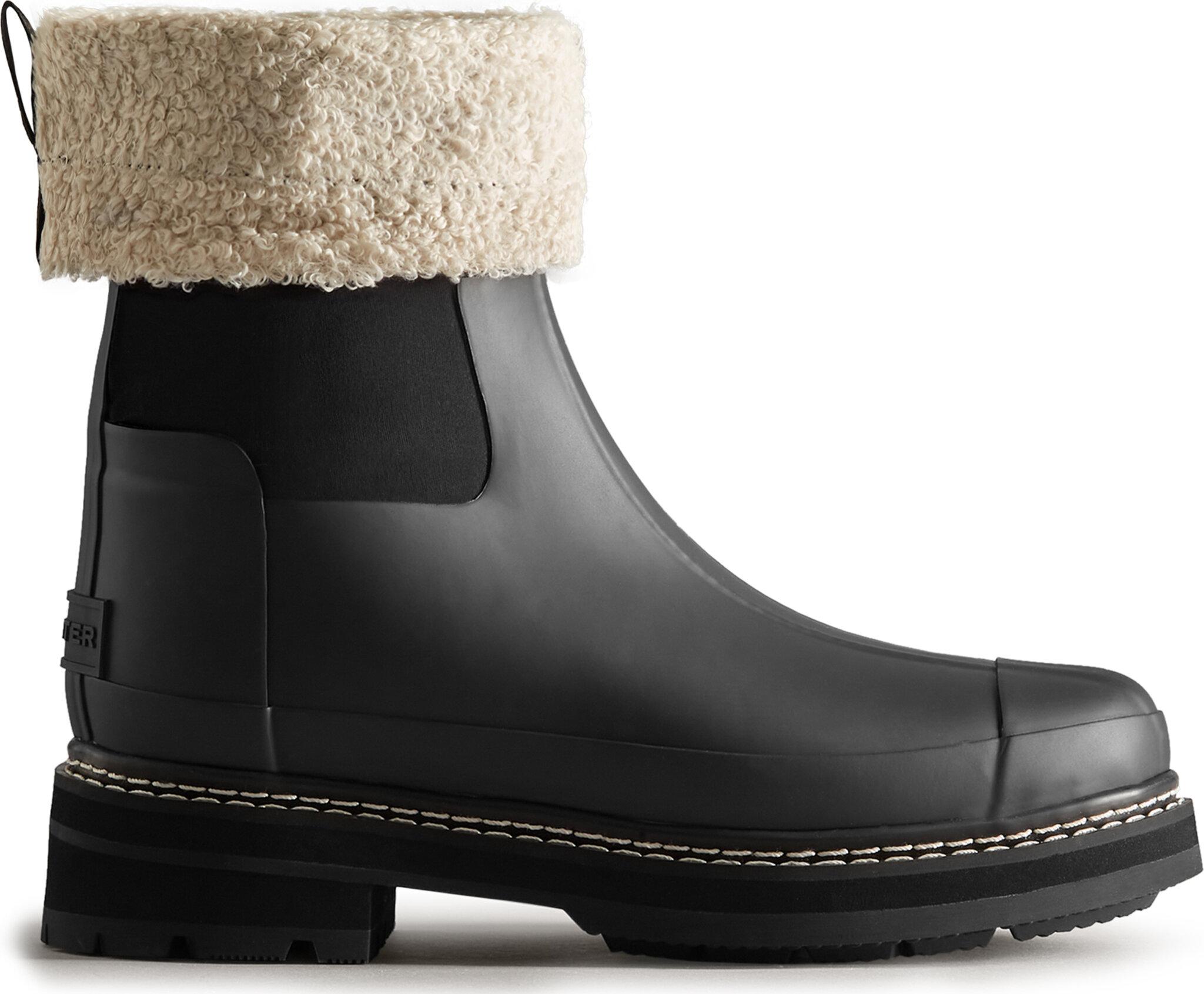 Numéro de l'image de la galerie de produits 3 pour le produit Bottes de pluie Refined Stitch avec haut enroulé en Sherpa - Femme