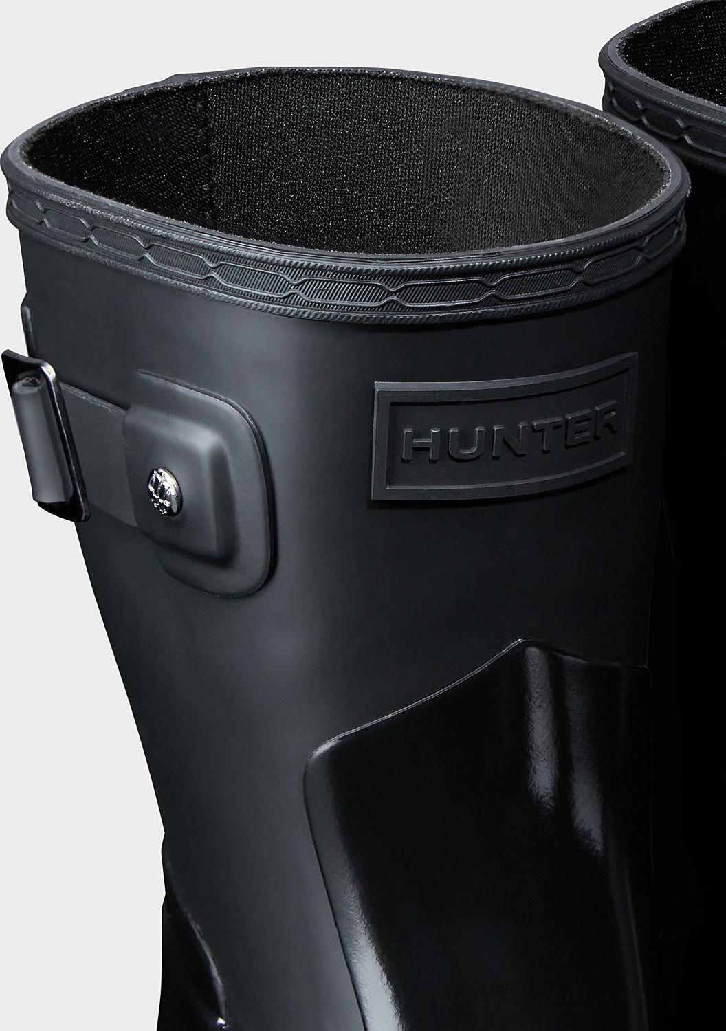 Product gallery image number 4 for product Refined Slim Fit Short Gloss Duo Rain Boots - Women's