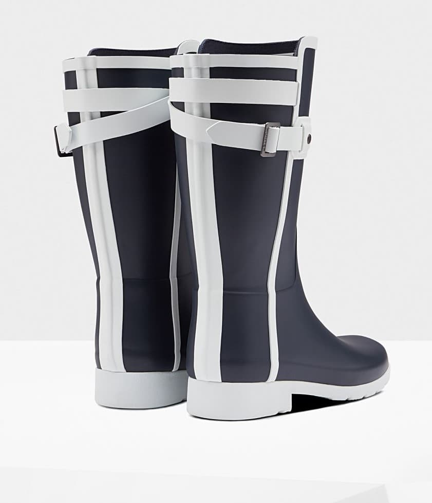 Product gallery image number 4 for product Refined Slim Fit Contrast Short Rain Boots - Women's