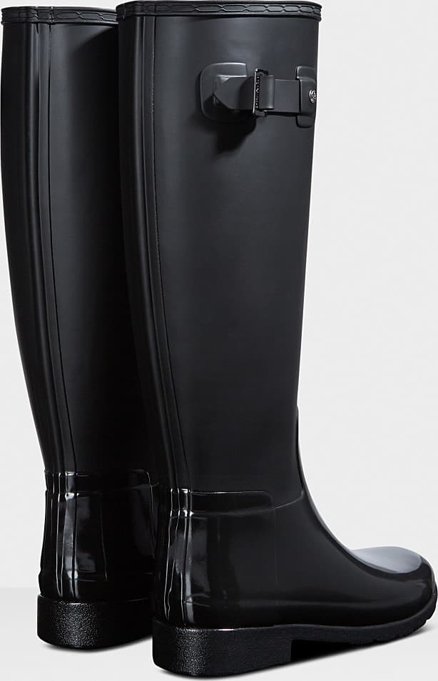 Product gallery image number 5 for product Refined Slim Fit Gloss Duo Rain Boots - Women's