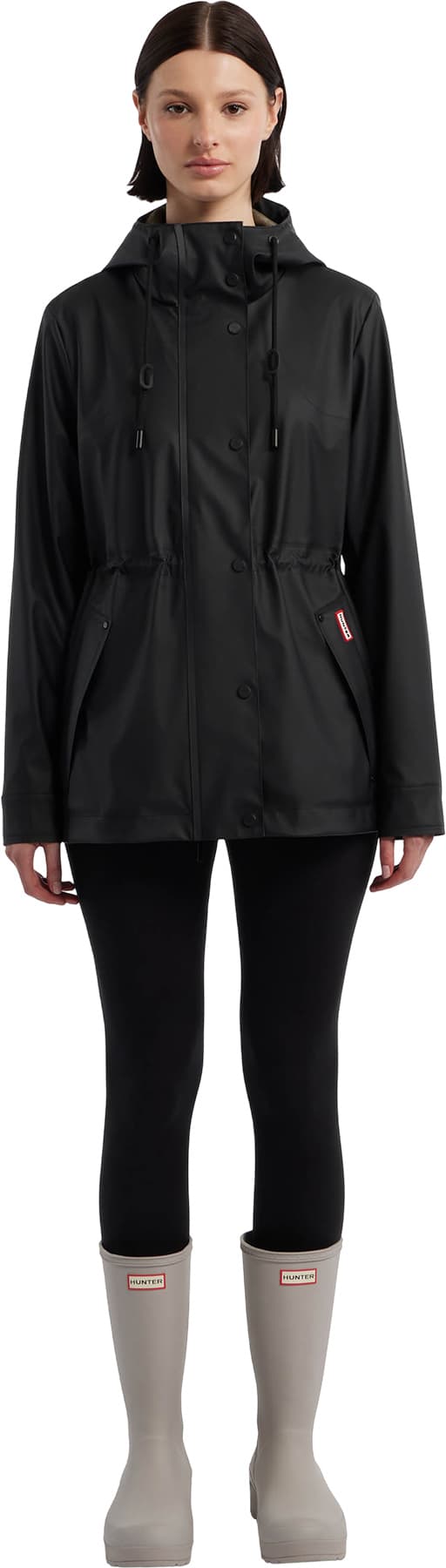 Product gallery image number 6 for product Abbey Short Rubberized Rain Jacket - Women's