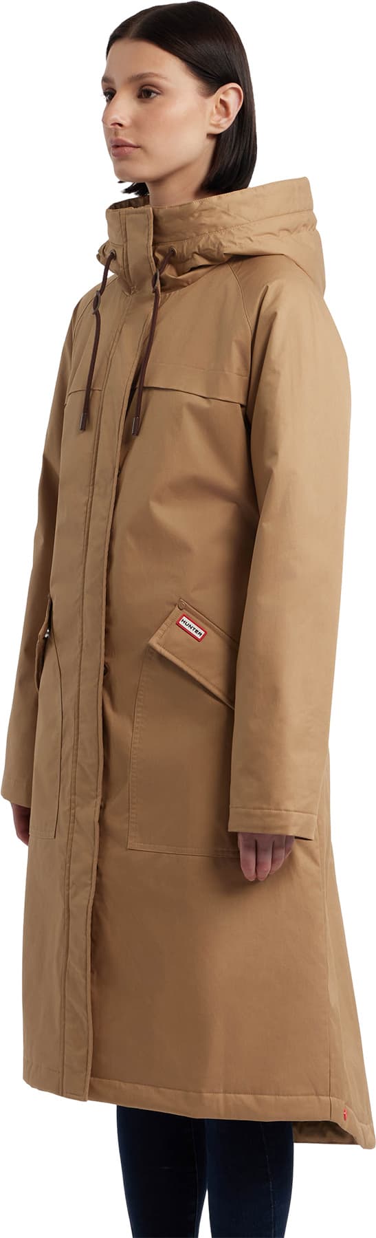 Product gallery image number 6 for product Jane Cotton Canvas Long Padded Coat - Women's