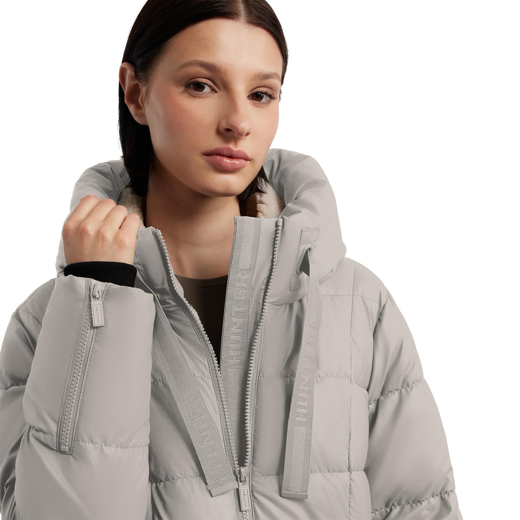 Product gallery image number 3 for product Ireland PU Coated Longline Puffer Jacket - Women's