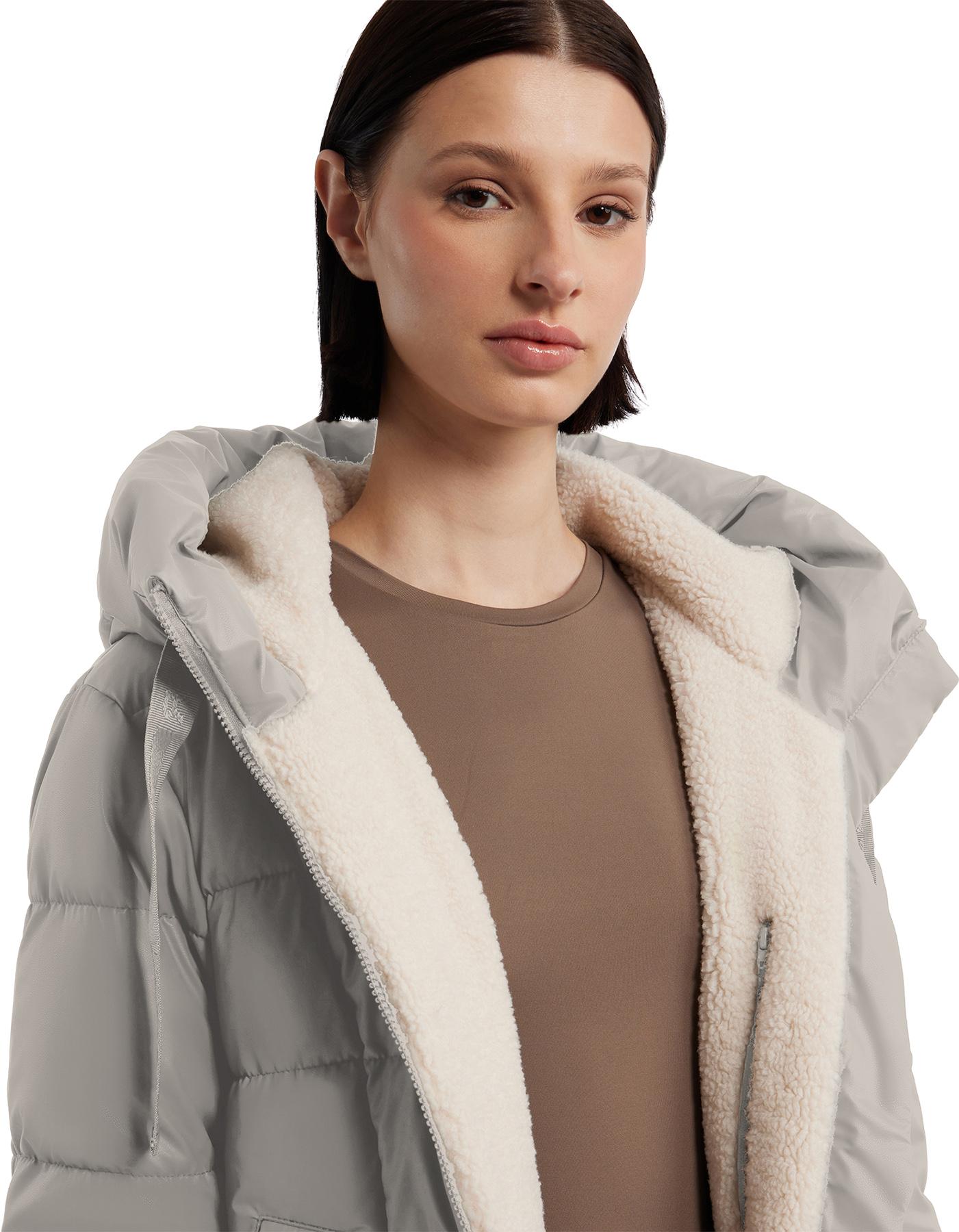 Product gallery image number 4 for product Ireland PU Coated Longline Puffer Jacket - Women's
