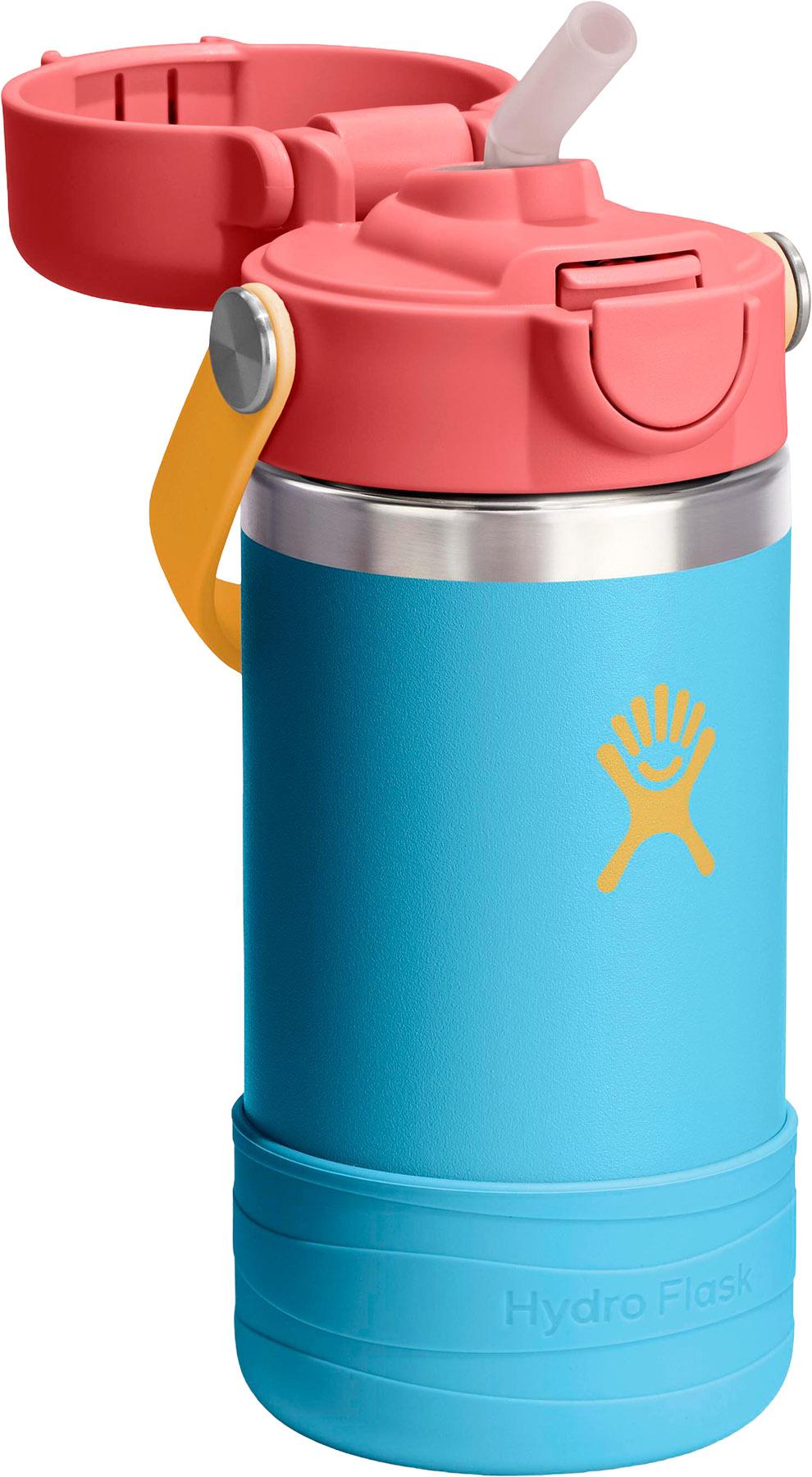 Product gallery image number 2 for product Wide Mouth Water Bottle with Covered Cap and Boot 12oz - Kids