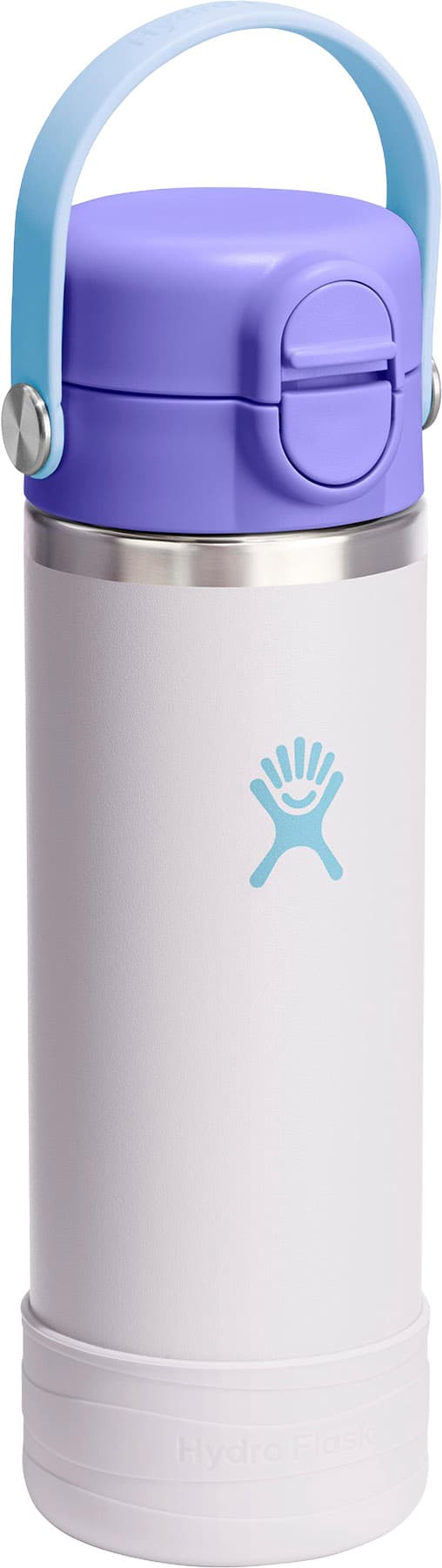 Product gallery image number 3 for product Wide Mouth Water Bottle with Covered Cap and Boot 18oz - Kids