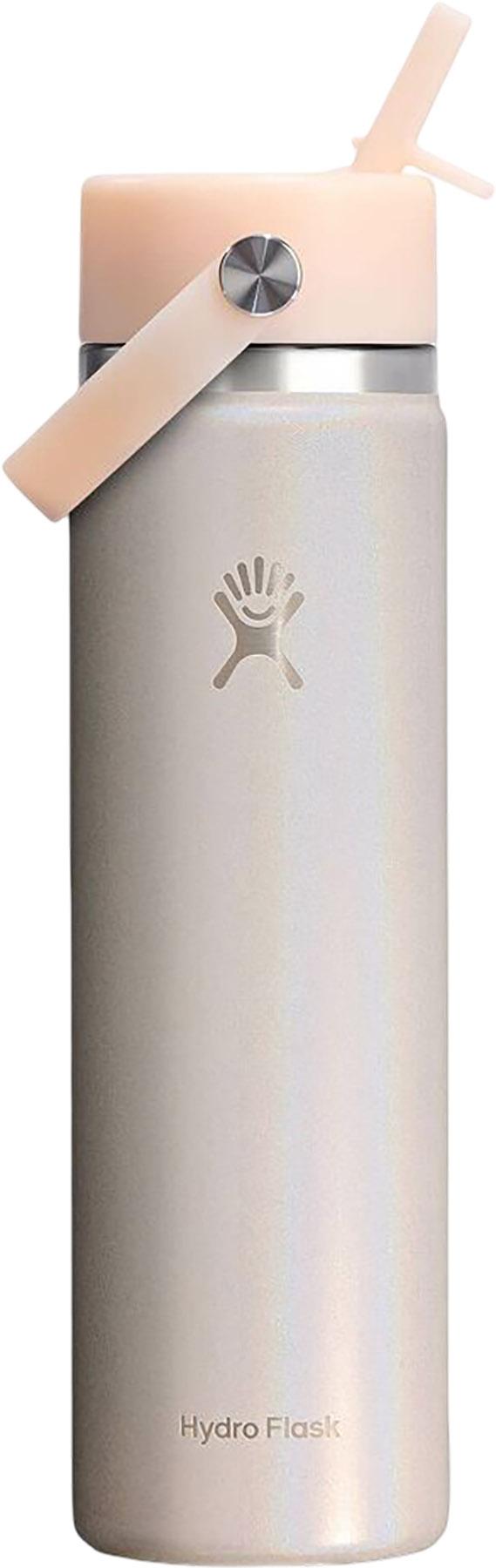 Product image for Wide Mouth Insulated Water Bottle with Flex Straw Cap 24oz