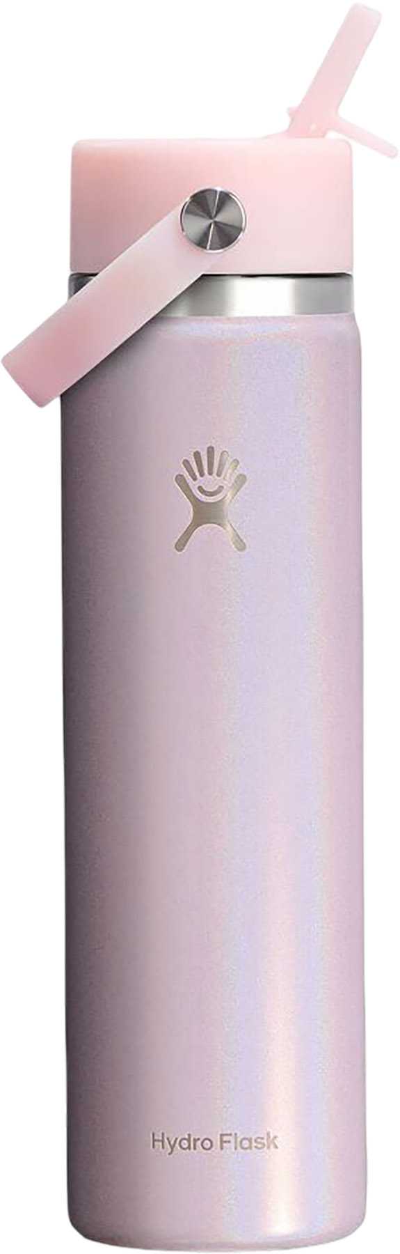 Product image for Wide Mouth Insulated Water Bottle with Flex Straw Cap 24oz
