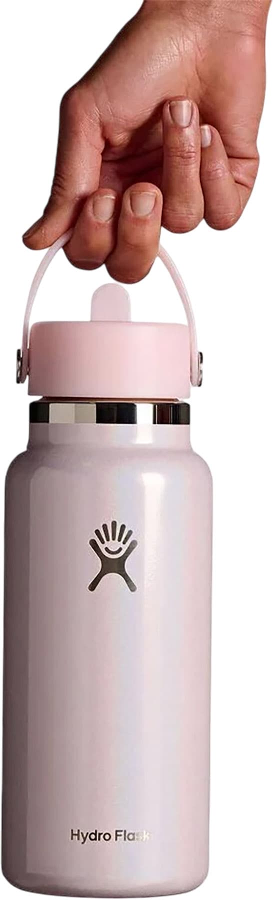 Product gallery image number 2 for product Wide Mouth Water Bottle with Flex Straw Cap 32oz/946ml