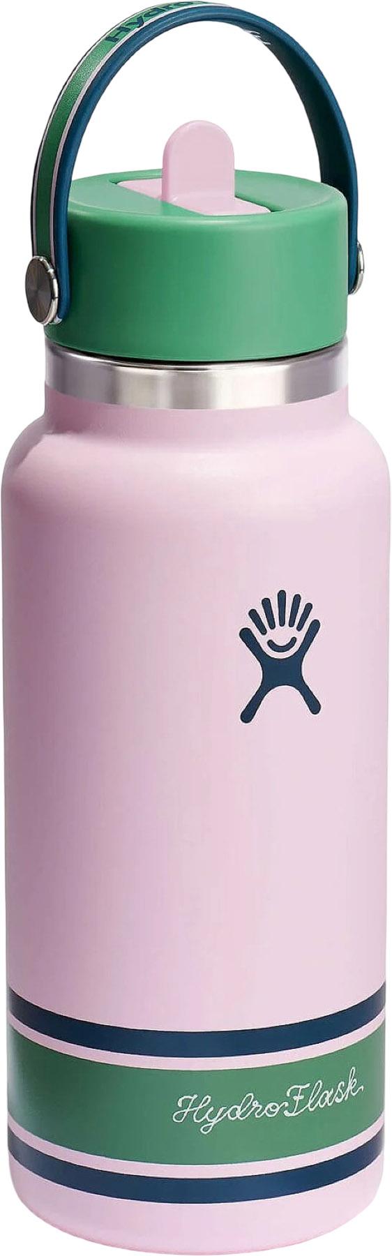 Product gallery image number 3 for product Wide Mouth Insulated Water Bottle with Flex Straw Cap 945ml