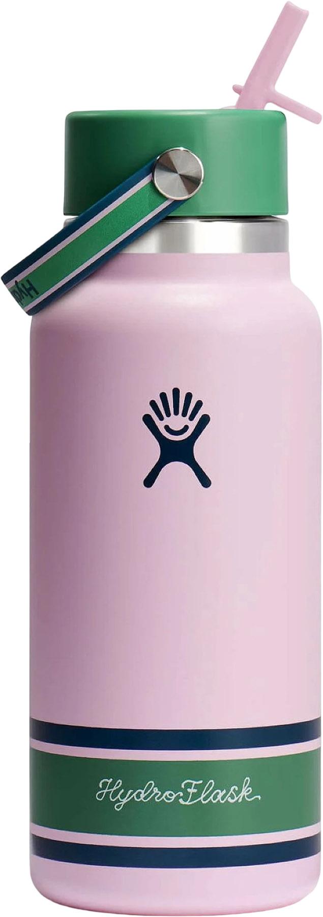 Product gallery image number 2 for product Wide Mouth Insulated Water Bottle with Flex Straw Cap 945ml