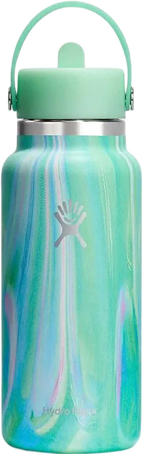 Product image for Wide Mouth Insulated Water Bottle with Flex Straw Cap 945ml