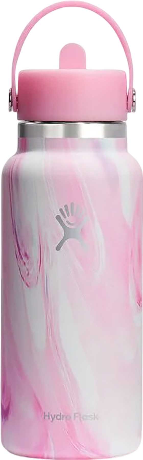 Product image for Wide Mouth Insulated Water Bottle with Flex Straw Cap 945ml