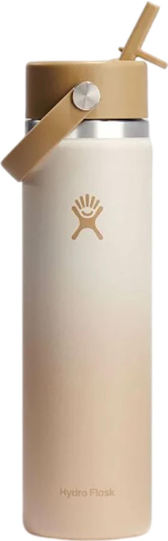 Numéro de l'image de la galerie de produits 3 pour le produit Bouteille d'eau isolée à large ouverture avec bouchon en paille Flex 24oz