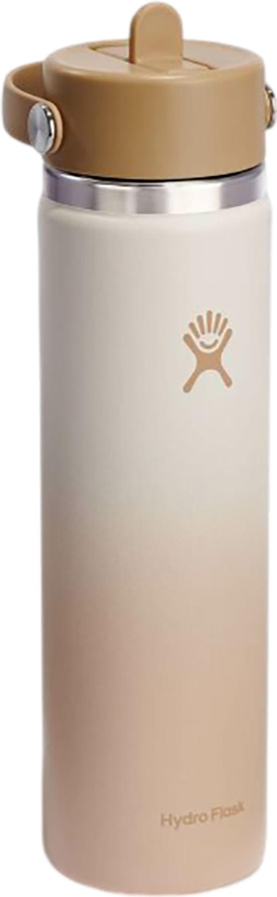Numéro de l'image de la galerie de produits 2 pour le produit Bouteille d'eau isolée à large ouverture avec bouchon en paille Flex 24oz