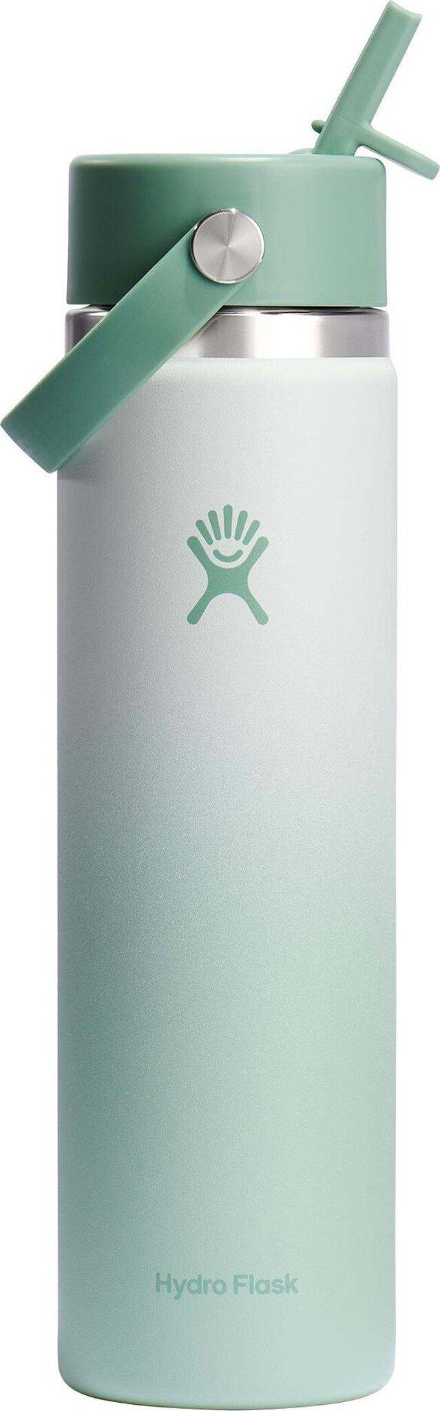 Product image for Wide Mouth Bottle with Flex Straw Cap 24 oz 