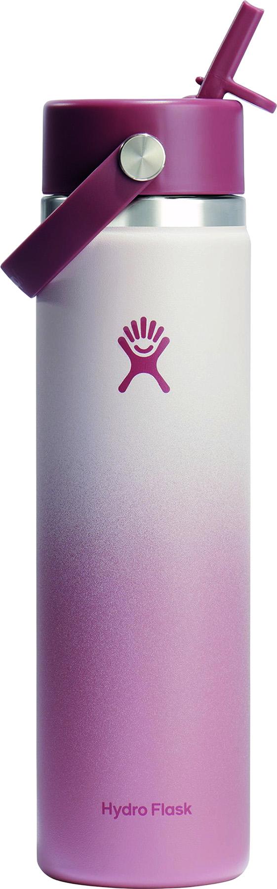 Product gallery image number 2 for product Wide Mouth Bottle with Flex Straw Cap 24 oz 