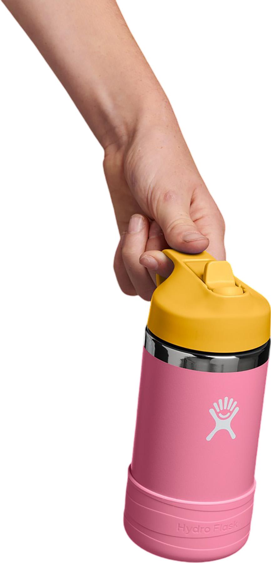 Product gallery image number 2 for product Wide Mouth Bottle with Straw Lid and Boot 355mL - Kids