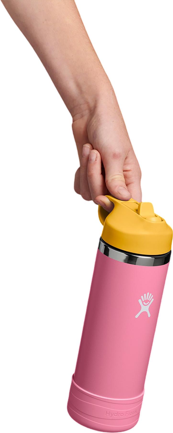 Numéro de l'image de la galerie de produits 2 pour le produit Bouteille à large goulot avec bouchon à paille et manchon de protection 530mL - Enfant