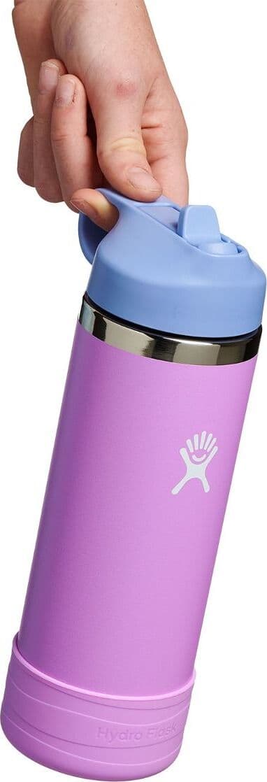 Product gallery image number 2 for product Wide Mouth Bottle with Straw Cap and Boot 530mL - Kids