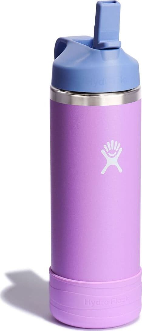 Product gallery image number 3 for product Wide Mouth Bottle with Straw Cap and Boot 530mL - Kids