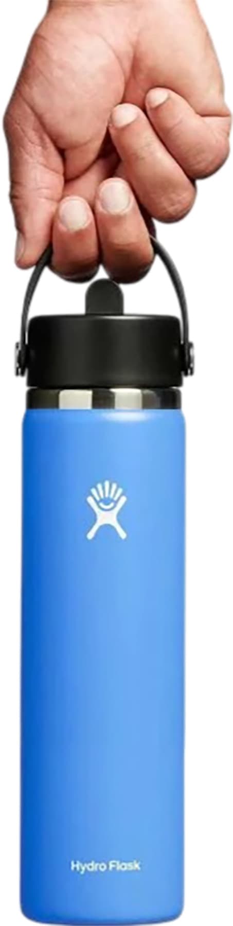 Product gallery image number 3 for product Wide Mouth Water Bottle with Flex Straw Cap 710ml