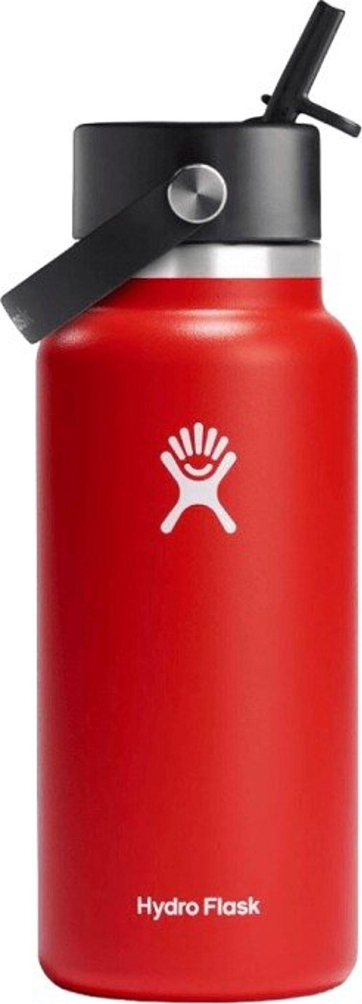 Image de produit pour Bouteille d’eau à large goulot avec couvercle à paille Flex 32 oz