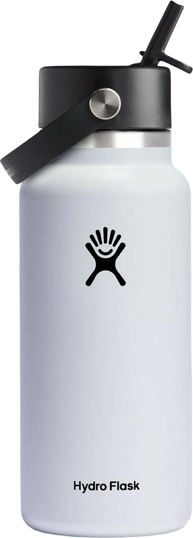 Image de produit pour Bouteille d’eau à large goulot avec couvercle à paille Flex 945ml