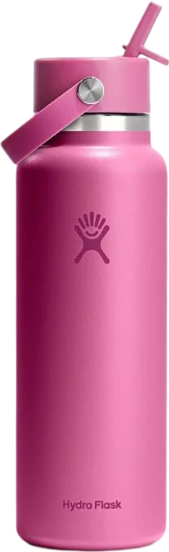 Product gallery image number 2 for product Wide Mouth Water Bottle with Flex Straw Cap 1.18L