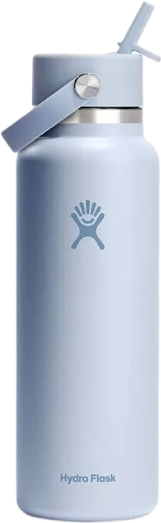 Product gallery image number 2 for product Wide Mouth Water Bottle with Flex Straw Cap 1.18L