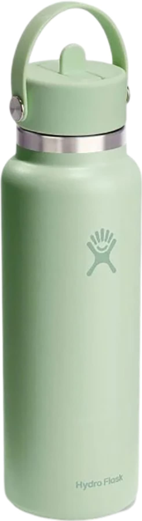Image de produit pour Bouteille d'eau à large goulot avec bouchon à paille Flex 1.18L